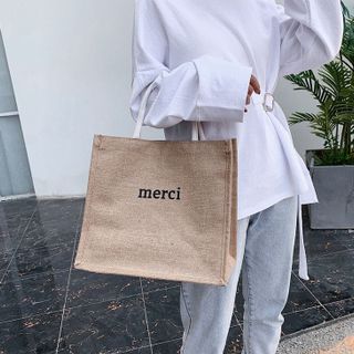 Túi vải bố Merci 35x36cm