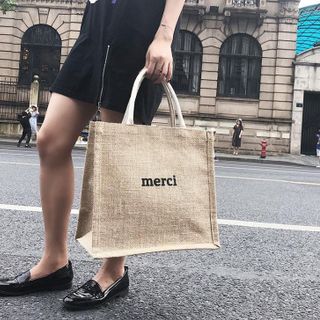 Túi vải bố Merci 35x36cm