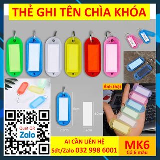 Combo 50MK6 Thẻ Ghi Nhớ Chìa Khóa, Vali, Hành Lý Móc chìa khóa SQ-3308 Key Tag valy magic giá sỉ