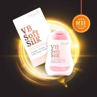 Dung dịch vệ sinh phụ nữ VB Soft Silk 150g màu hồng