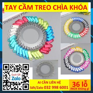 Tay cầm thẻ chìa khóa 18 lỗ Móc khóa Key tag Combo 50 Móc chìa khóa tag name Thẻ đánh dấu vali hành lý valy magic giá sỉ