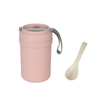 Cốc đựng súp kèm muỗng 330ml 13x7x7cm
