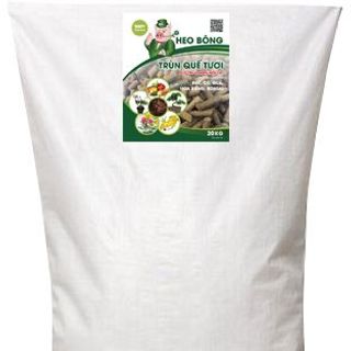 Trùn Quế Nén Viên Heo Bông Bao Xá 20kg giá sỉ