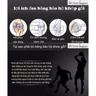 Băng bảo vệ đầu gối thể thao, bó gối cuốn hỗ trợ chính hãng Aolikes 7616 chinhang