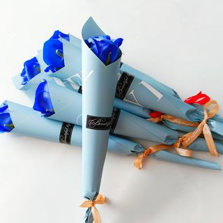 bó hoa hồng sáp 1 bông