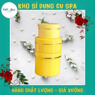 Hủ đựng kem cao cấp màu vàng giá sỉ