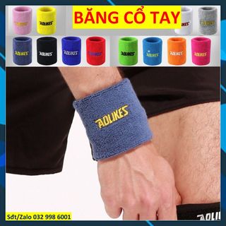 Băng cổ tay thể thao thấm hút mồ hôi chính hãng Aolikes 0235 8cm 11cm Băng đô 0230 magic