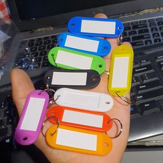 Combo 50MK7 Móc khóa name tag Thẻ ghi nhớ chìa khóa viết tên đánh dấu key tag Thẻ vali hành lý valy magic
