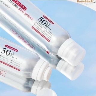 Xịt Chống Nắng 180ml Wellderma mẫu mới