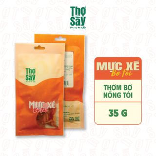 Mực Xé Bơ Tỏi Thợ Sấy - Túi 35g