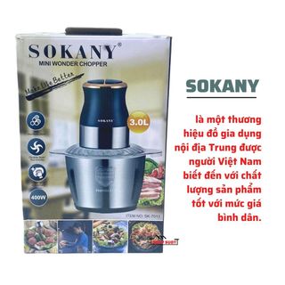 MÁY XAY THỊT ĐA NĂNG SOKANY 3L CAO CẤP giá sỉ