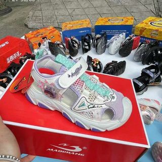 Sandal trẻ em quai ngang dán đế mềm êm chân V721