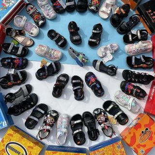 Sandal trẻ em quai ngang dán đế mềm êm chân V721