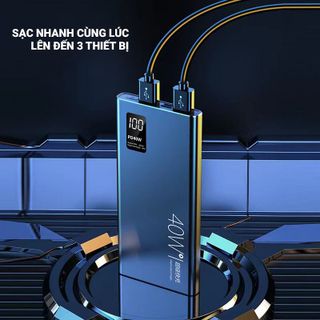 Pin sạc dự phòng 20000mah sạc nhanh 40W màn hình LED