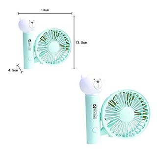 Quạt mini fan hình thú có đèn