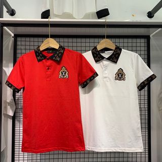Áo Cổ Trụ Nam thêu Lv