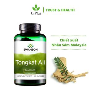 Viên Uống Hỗ Trợ Tăng Cường Sinh Lý Tongkat Ali Swanson 400mg (120 Viên/Lọ)