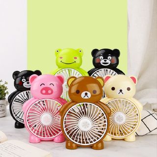 Quạt mini 3 cánh để bàn hình thú