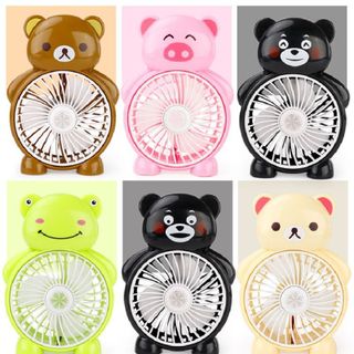 Quạt mini 3 cánh để bàn hình thú