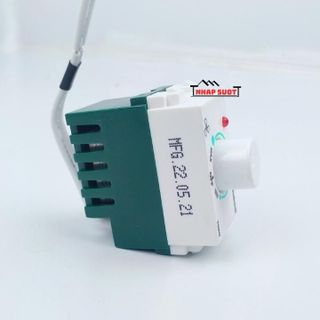 Chiết áp quạt trần NANOCO màu trắng tuyết, lắp vừa mặt Panasonic Wide - NDF603WL