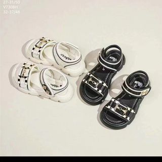 Sandal trẻ em quai ngang da mềm êm chân V729