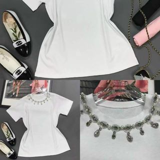 Áo thun đính đá xinh 05