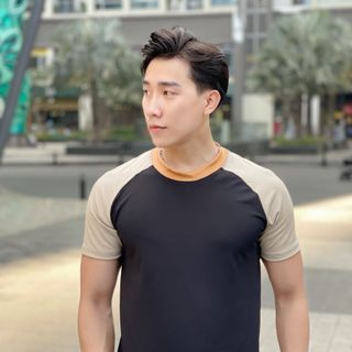 ÁO THUN NAM, THUN CỔ TRÒN PHỐI HOKO