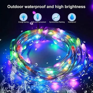 Dây Đèn LED 5M 10M 15M 20M 600LEDS LED RGB SMD 5050 2835 Có Điều Khiển Từ Xa