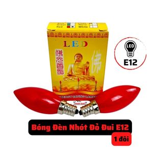 Bóng đèn LED quả nhót dùng cho đèn thờ (đui E12) giá sỉ