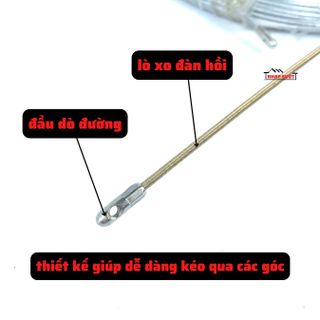 Dây mồi luồn dây điện -Chuẩn Hãng CMQ- cáp thép chống gỉ-các cỡ 5M-10M-15M-20M