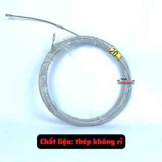Dây mồi luồn dây điện -Chuẩn Hãng CMQ- cáp thép chống gỉ-các cỡ 5M-10M-15M-20M
