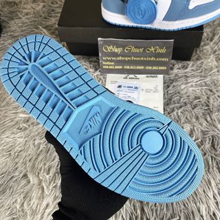 Giày jd university blue ngọc trinh cao cổ bản trung full size nam nữ 36-43 đủ phụ kiện túi hộp box bv shopchuotxinh