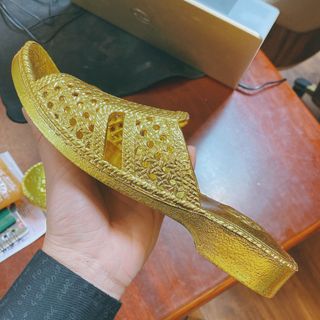 Dép tổ ong dát vàng 24k full size 38-43 đầy đủ bill box phụ kiện túi hộp king gold phân phối bởi shopchuotxinh