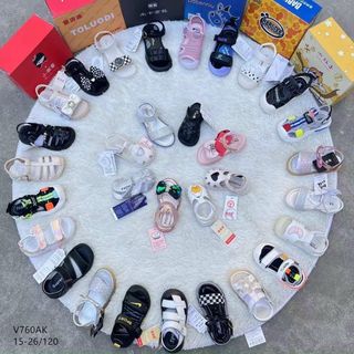 Sandal trẻ em quai ngang đế mềm êm chânV760