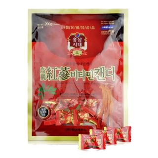 Kẹo Hồng Sâm Vitamin 200g - thùng 50 gói