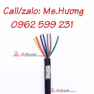 Cáp tín hiệu chống nhiễu Altek kabel 4x0.22, 6x0.22, 8x0.22 mm