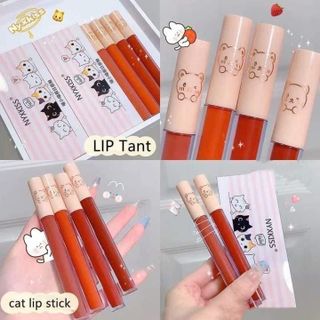 Set 4 Son NYXKISS hình 5 mèo CUTE giá sỉ