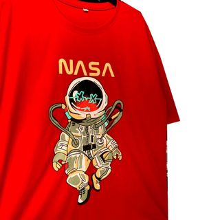Áo Thun Form Rộng Tay Lỡ In NASA PHI HÀNH GIA