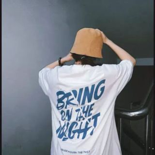 Áo Thun Unisex Form Rộng Tay Lỡ In Bring On The Night