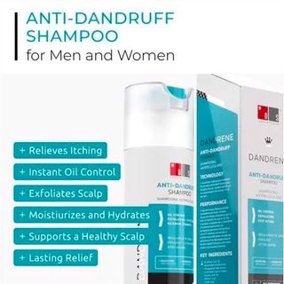 DẦU GỘI CHỐNG GÀU TẨY TẾ BÀO CHẾT DANDRENE SHAMPOO 205ml của Ds Laboratories ( Mỹ )
