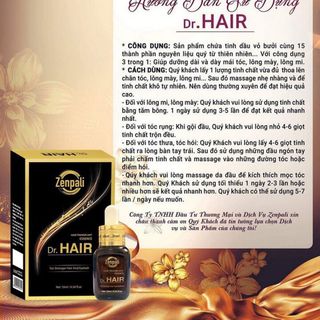 Tinh Chất Hỗ Trợ Dài Mi, Mọc Tóc Dr Hair Zenpali 10Ml