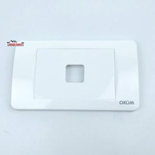 Mặt 1,2,3,4,5,6 Lỗ OKOM Sử Dụng Cho Hạt Công Tắc Vuông Nhỏ (có thể lắp vừa hạt công tắc vuông của sino,vanlock,lioa)