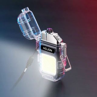 Quẹt điện tia Plasma kiêm đèn mini COB siêu sáng đa năng cao cấp 4in1 chống nước IP6x cổng sạc Type-C tặng kèm dây đeo giá sỉ