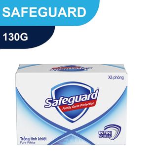 Xà bông cục SafeGuard 130g trắng tinh khiết - xà phòng thanh (thùng 72 cục)
