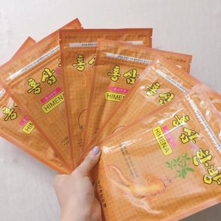 Cao dán sâm Himena Hàn Quốc gói 20 miếng - thùng 240 gói