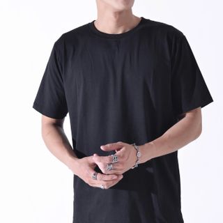 JB Hem Long Tee In Black