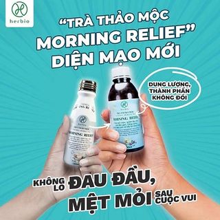 Trà giải rượu Herbio Morning Relief 24x100ml