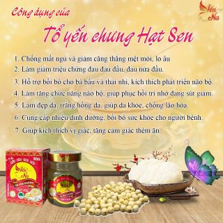 [ Hàng Có Sẵn ] Yến Chưng Sẵn HẠT SEN Yến NA (Lọ 70ml)