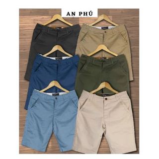Quần short kaki nam, quần ngắn kaki nam chất kaki dày dặn ri 28-34/30-36 đủ màu