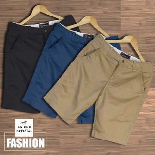Quần short kaki nam, quần ngắn kaki nam chất kaki dày dặn ri 28-34/30-36 đủ màu
